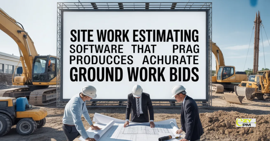 Site Work Estimating Software